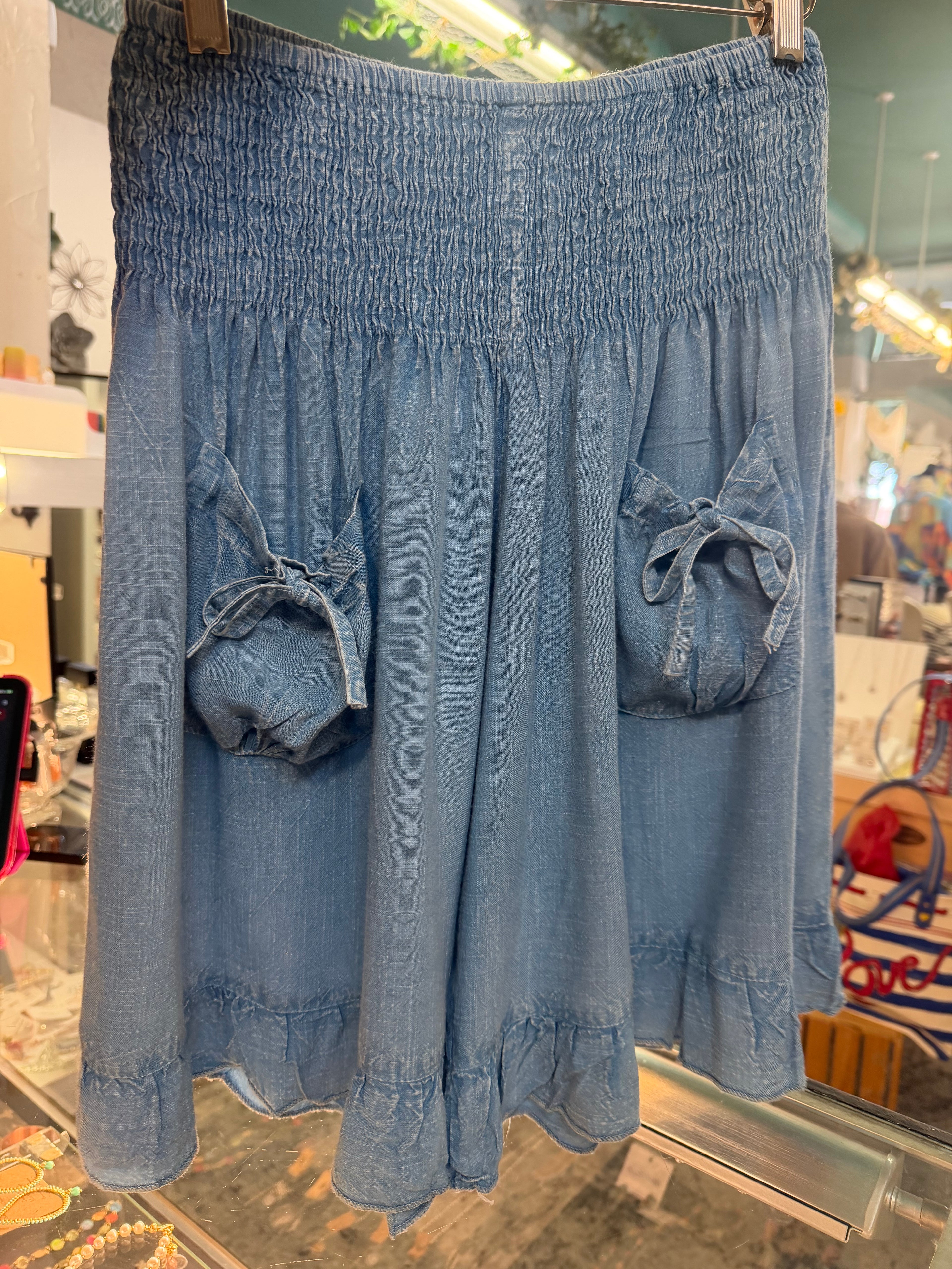 ruffle shorts