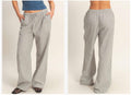 seersucker drawstring pants