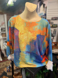 Colorful lightweight sweater